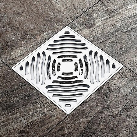 Душевой трап Gappo G81550 с решеткой Хром 