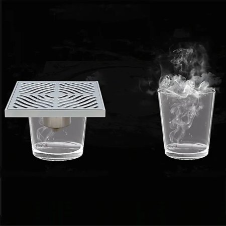 Душевой трап Gappo G81550 с решеткой Хром 