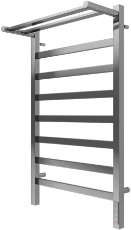 Полотенцесушитель электрический с полкой Terminus Ното П8 50х85 quick touch, хром 