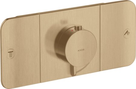 Термостат Axor One 45712140 для душа, шлифованная бронза 