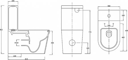 Унитаз-компакт SSWW СТ 2046 