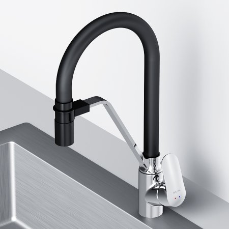 Смеситель для кухни AM.PM Like F8007802 Хром Черный 