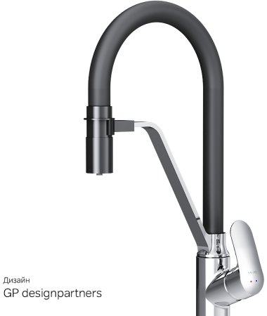 Смеситель для кухни AM.PM Like F8007802 Хром Черный 