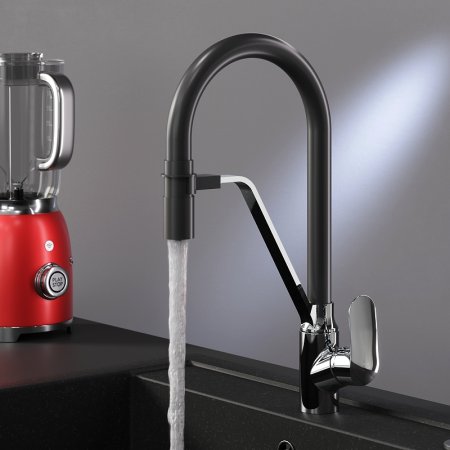 Смеситель для кухни AM.PM Like F8007802 Хром Черный 