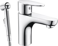 Смеситель WasserKRAFT Leine 3508 для раковины с гигиеническим душем