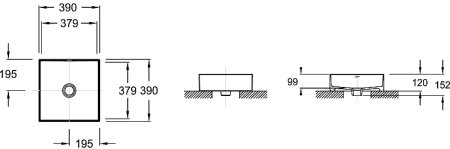 Раковина-чаша Jacob Delafon Delta Pure 39 E90011-0 Белая 
