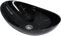 Раковина-чаша Stella Polar Орион 58 SP-00001055 Черный мрамор