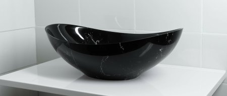 Раковина-чаша Stella Polar Орион 58 SP-00001055 Черный мрамор 