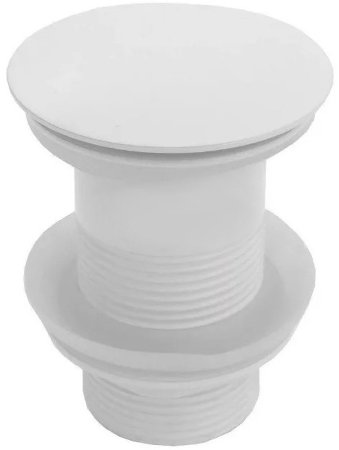 Донный клапан CeramaLux RD002MW click-clack Белый матовый 