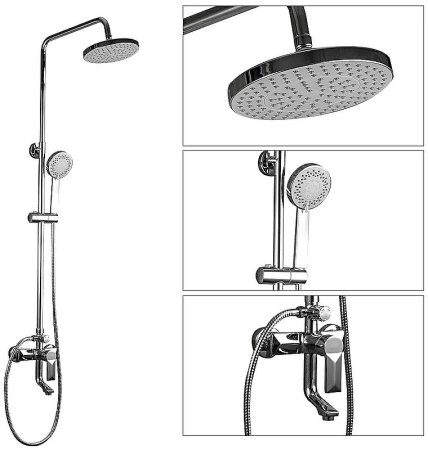 Душевая система Frap F2418 Хром 