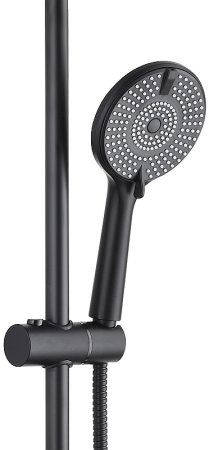 Душевая система Bond Circle B04-9188 Черная матовая 