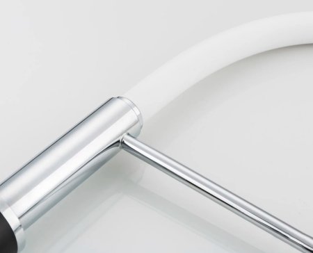 Смеситель для кухни Frap F4452-7 Черный Белый 