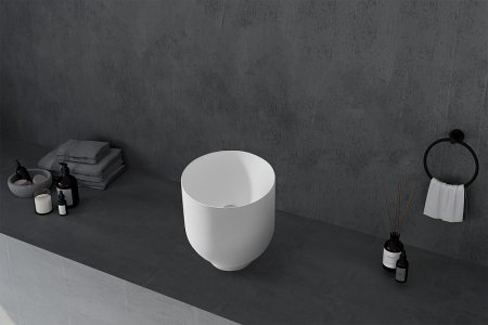 Раковина-чаша Abber Stein 40 AS2618 Белая матовая 