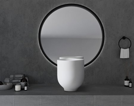 Раковина-чаша Abber Stein 40 AS2618 Белая матовая 