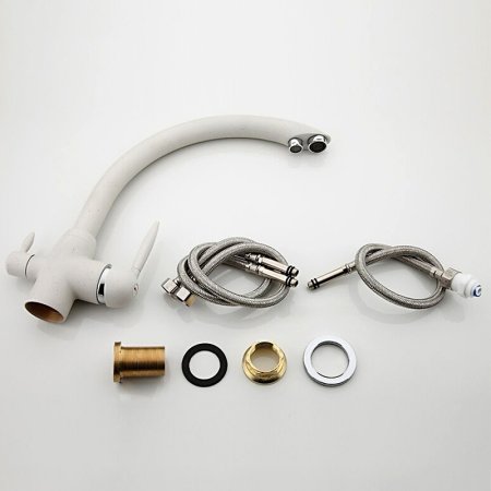 Смеситель для кухни Frap H99 F4399-8 Белый 