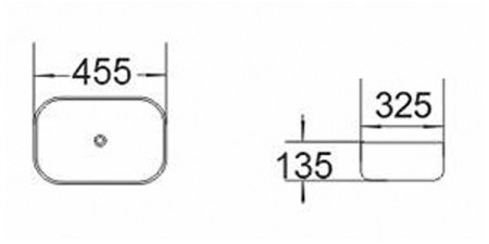 Раковина-чаша Comforty 45.5 78105 00004150368 Белая 