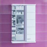 Зеркало-шкаф Санта Омега 50 правый свет