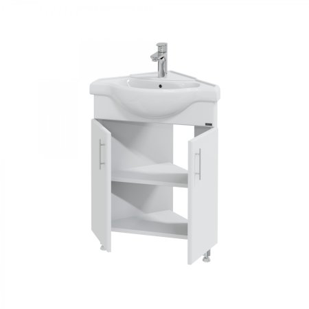 Тумба Санта Аврора угловая с умывальником Классик 