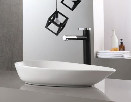 Раковина накладная ABBER Bequem AC2117 белая 