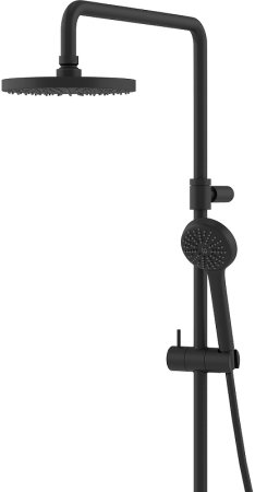 Душевая система Kludi Logo Dual Shower System 6808239-00 с термостатом Черная матовая 