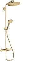 Душевая система Hansgrohe Croma Select S 26890990 с термостатом Полированное золото