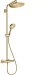 Душевая система Hansgrohe Croma Select S 26890990 с термостатом Полированное золото 