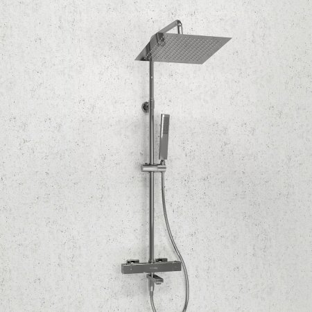 Душевая система WasserKRAFT A199.118.103.010.CH Thermo с термостатом Хром 