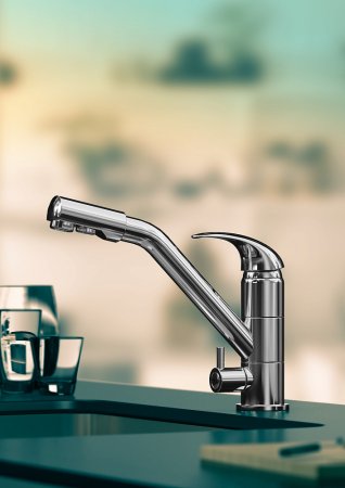 Смеситель Paulmark Hessen He213017-CR для кухонной мойки 