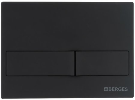 Клавиша смыва Berges Novum L5 040015 Черная 