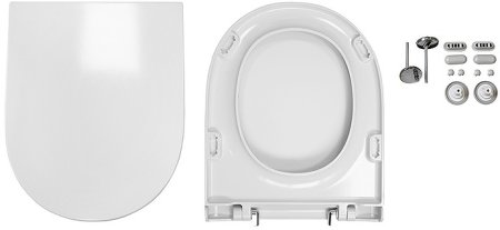 Унитаз-компакт Sanita Luxe Fest SL DM FSTSLCC01040622 с бачком и сиденьем Микролифт 