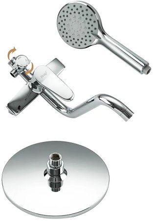 Душевая система Frap F2427 Хром 