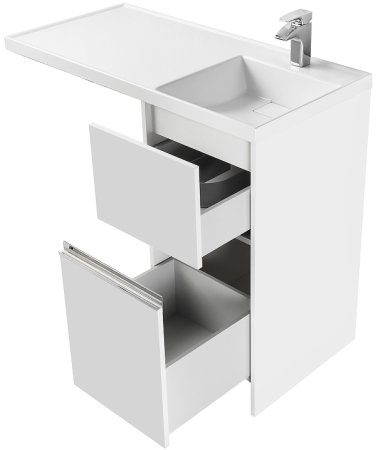 Тумба под раковину Aquaton Лондри 40 1A236001LH010 Белый глянец 