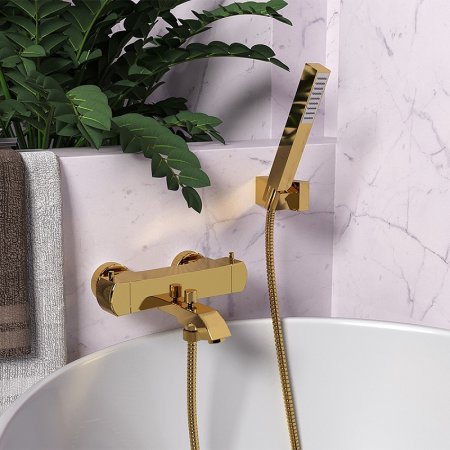 Смеситель для ванны Paini Lady 89OP105THKM Золото PVD 