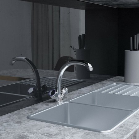 Смеситель для кухни Paini AF182 Хром 