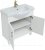 Тумба с раковиной Aquanet Валенса New (Классик) 80 белый 