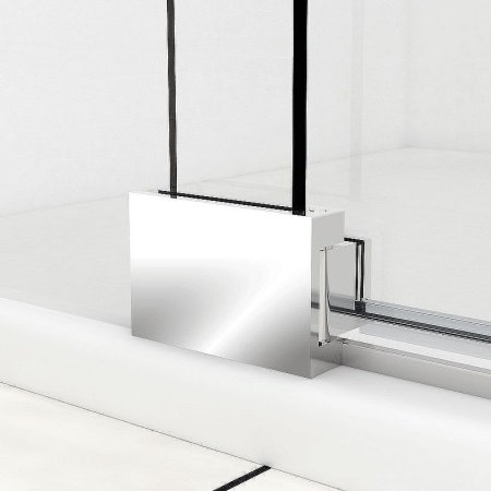 Душевая дверь Vincea Extra 120 VDP-1E1112CL профиль Хром стекло прозрачное 