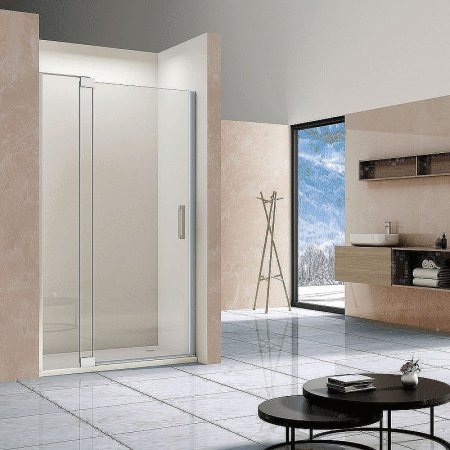 Душевая дверь Vincea Extra 120 VDP-1E1112CL профиль Хром стекло прозрачное 