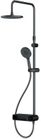 Душевая система AM.PM X-Joy F0785A622 Черная матовая