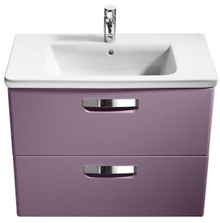 Тумба под раковину Roca The Gap 80 ZRU9302740 подвесная Фиолетовая 