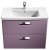 Тумба под раковину Roca The Gap 80 ZRU9302740 подвесная Фиолетовая 