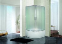 Душевой уголок Esbano ESD-8010 с поддоном 80x80 см, профиль хром, стекло рифленое