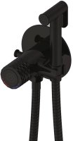 Гигиенический душ со смесителем Rose R225H, черный