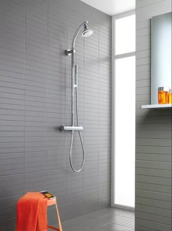 Душевая система Jacob Delafon Moxie E5798-CP с термостатом Хром 