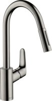 Смеситель Hansgrohe Focus M41 31833800 для кухонной мойки, сталь