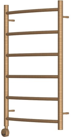 Электрический полотенцесушитель Point Афина PN04158BRE П6 500x800 левый/правый Бронза 