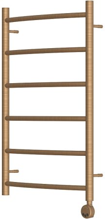 Электрический полотенцесушитель Point Афина PN04158BRE П6 500x800 левый/правый Бронза 
