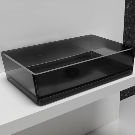 Раковина-чаша Abber Kristall 60 AT2803Onyx Черная 