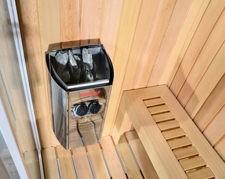 Душевая кабина Orans Diamond SR-89103LS-white с финской сауной и баней левая белая 