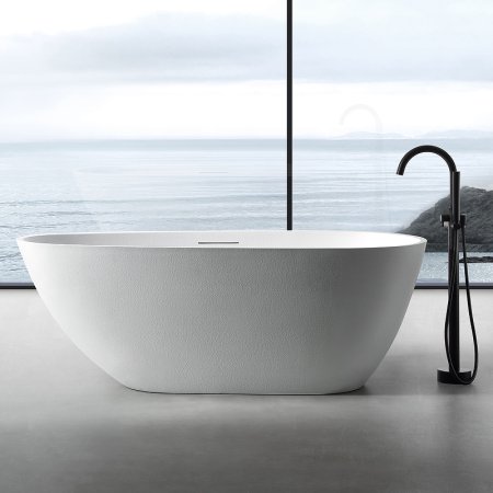 Ванна из искусственного камня Abber Dortmund 170x75 AM9911 Белая без гидромассажа 