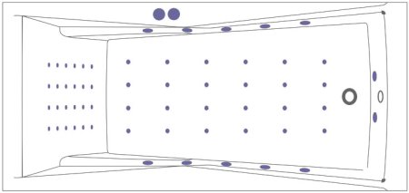 Акриловая ванна Excellent Palace WAEX.PAL17.NANO 170x75 